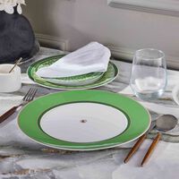 rosenthal signum fern plate round green 29cm