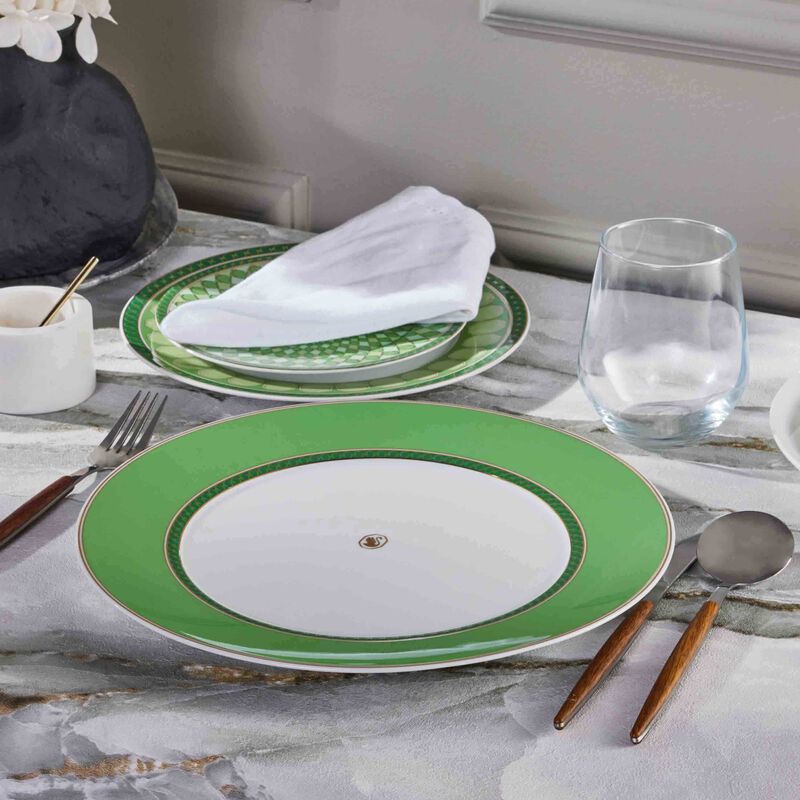 rosenthal signum fern plate round green 29cm