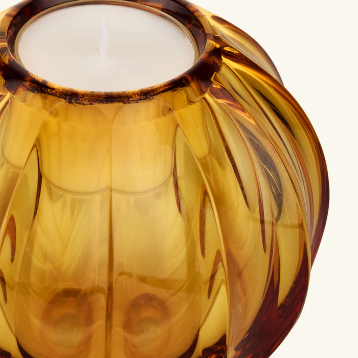 mario cioni   c votive candle holder orange