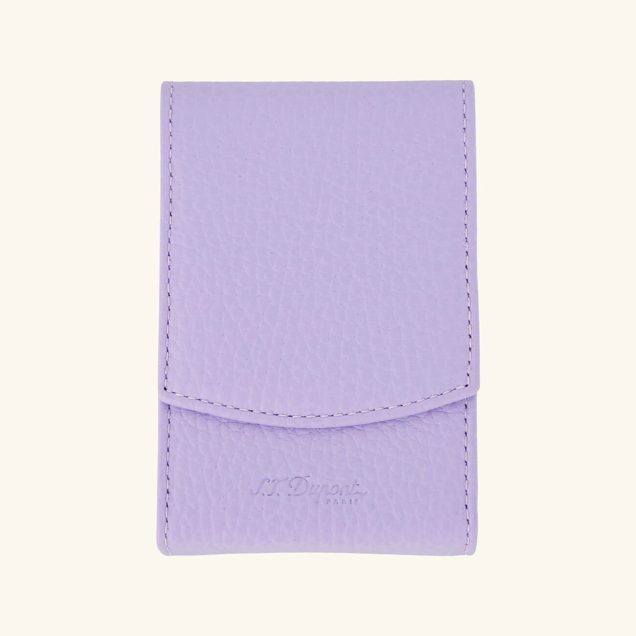 st dupont cigarette pack case lilac