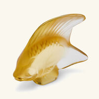 Fish Figurine Mini Yellow lalique fish figurine mini yellow