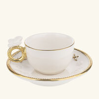 villari butterfly milk pitcher pink
