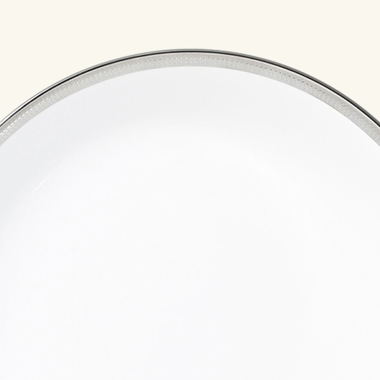 Maille Platine Serving Bowl White 24cm bernardaud maille platine serving bowl white 24cm