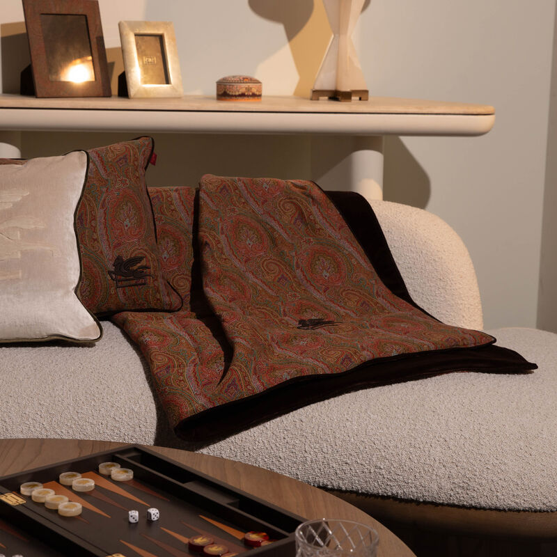 etro arnica quilted throw brown