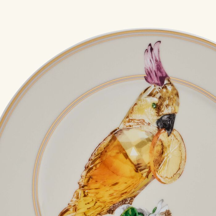 rosenthal idyllia bread butter plate round cockatoo 18 cm