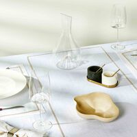 catherine denoual rosely table cloth white