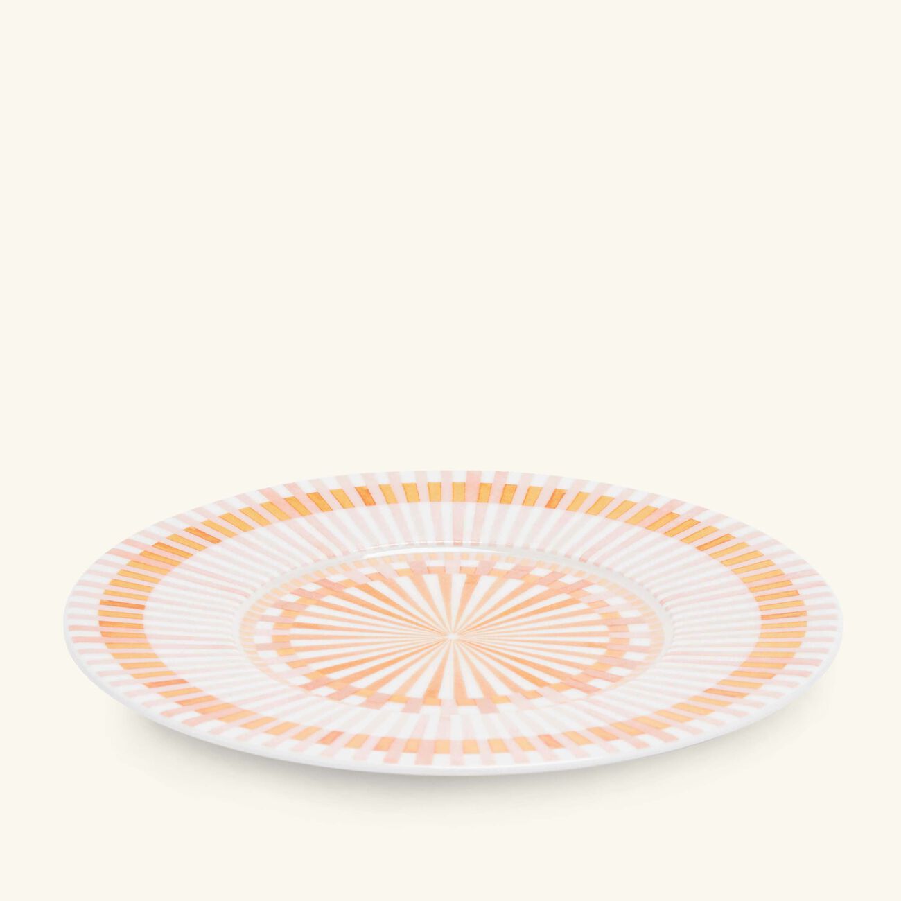 bernardaud terra rosa bread butter plate round orange 16cm