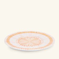 bernardaud terra rosa bread butter plate round orange 16cm
