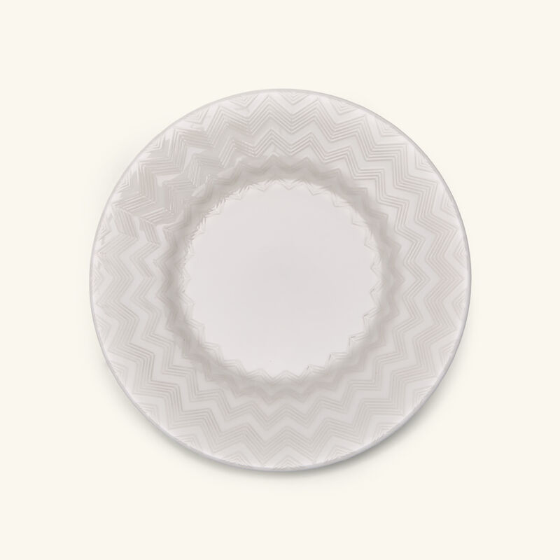 ZIG ZAG Tea Cup & Saucer White Set of 2 missoni home zig zag tea cup saucer white set of 2