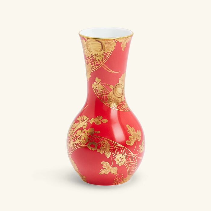 ginori 1735 oriente italiano tulip vase small red
