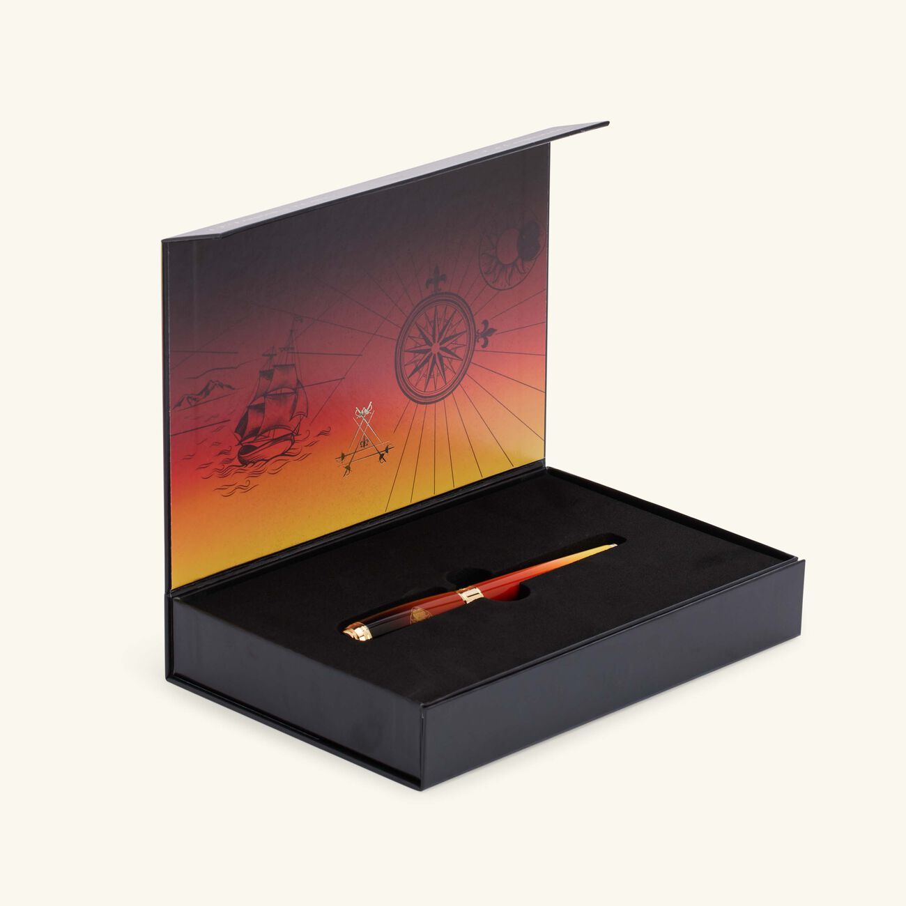 st dupont line d montecristo rollerball pen brown