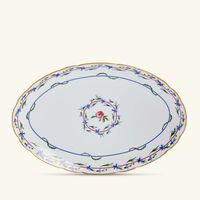 bernardaud le gobelet du roy serving platter oval white 38cm