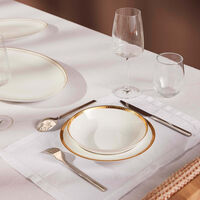 christofle malmaison or soup plate gold 23cm