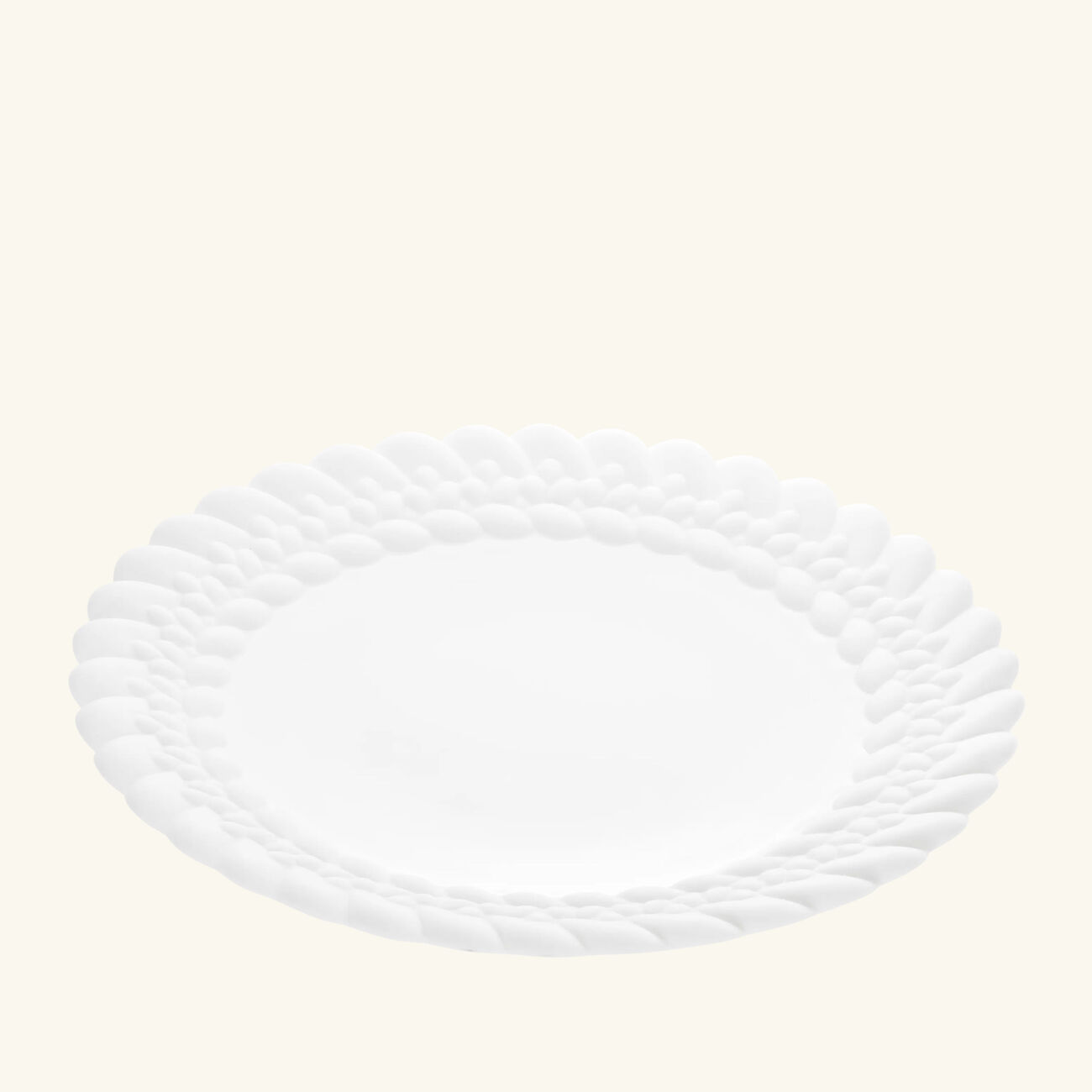 christofle babylone bread plate grey