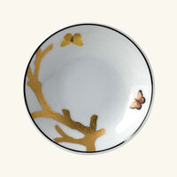 bernardaud aux oiseaux dinner plate round gold 26cm
