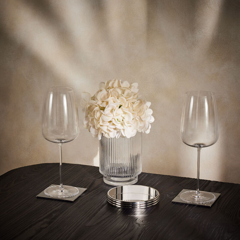 ralph lauren home thorpe coaster stainless steel set of 4
