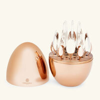 christofle exclusive mood espresso 6 piece red limited edition