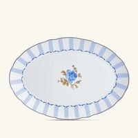 bernardaud brocante serving bowl blue 29cm