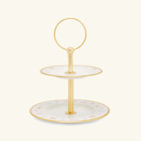 villari butterfly 2 tier cake stand