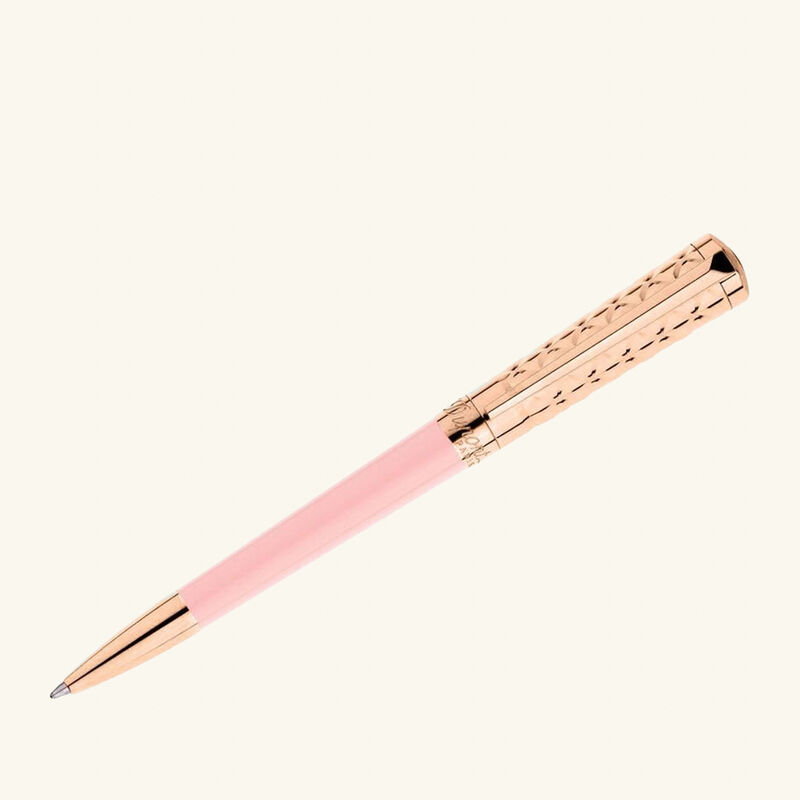 Liberte Ballpoint Pen Pink st dupont liberte ballpoint pen pink
