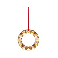 Noel Gold Christmas Wreath Decoration, small