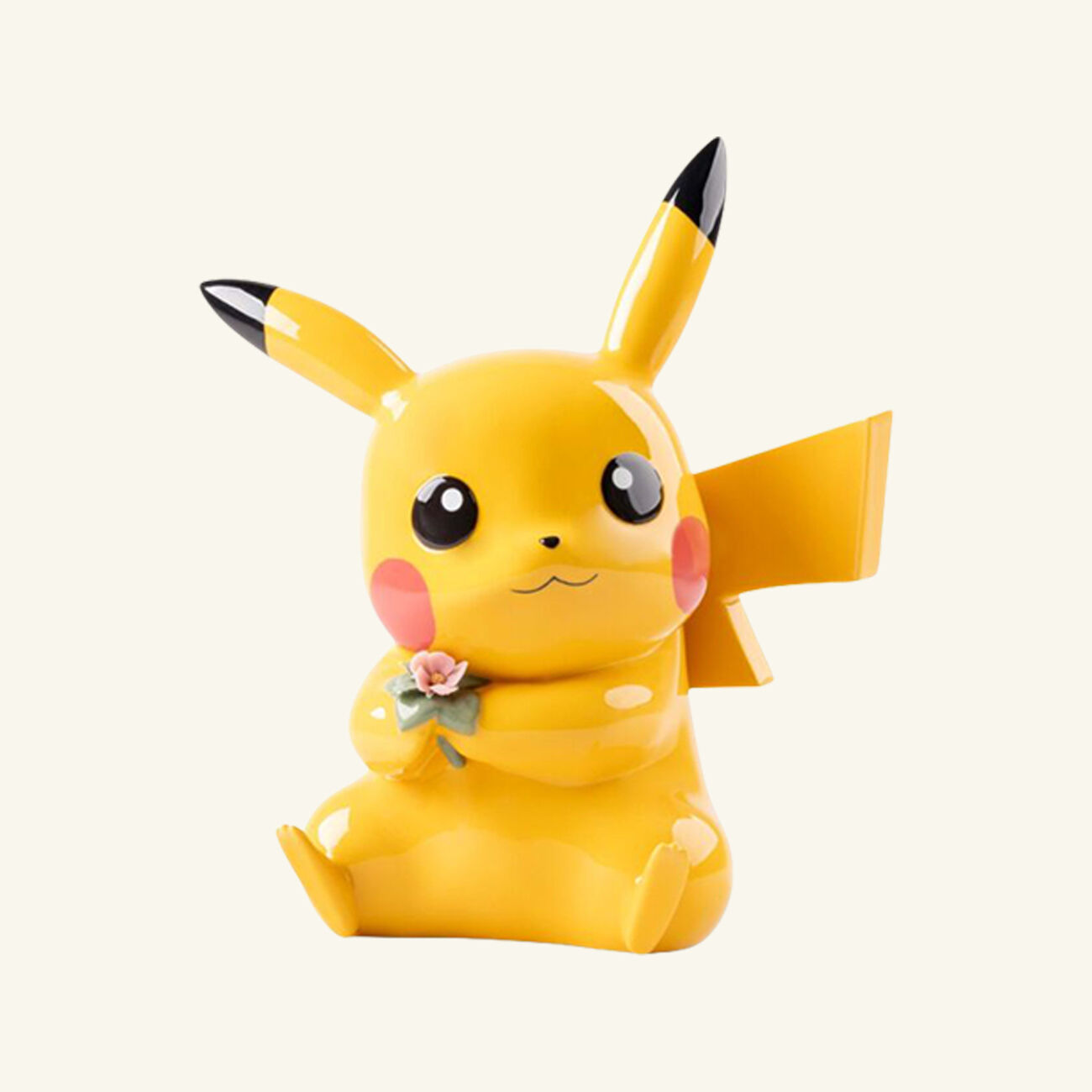 lladro pikachu sculpture small yellow