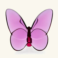 baccarat papillon lucky butterfly figurine mini yellow