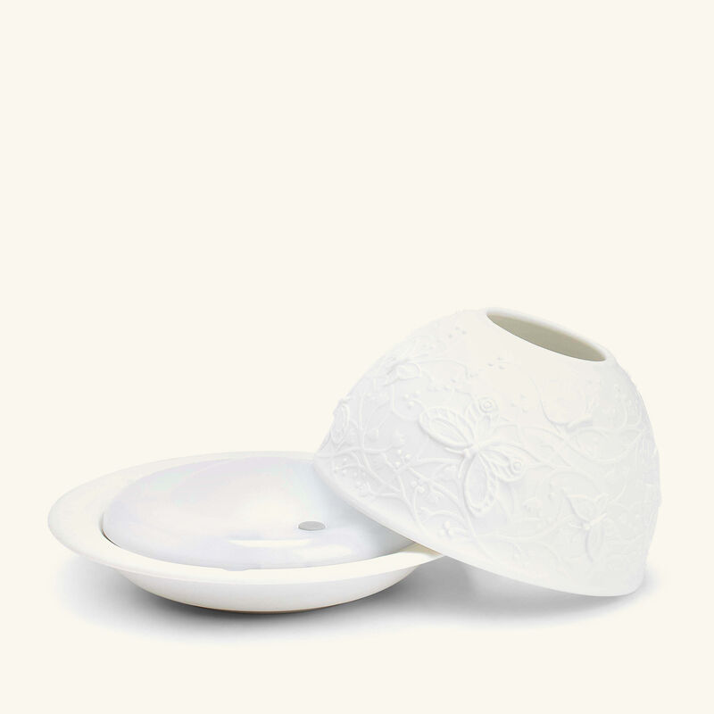 bernardaud butterflies in flight led lithophanie