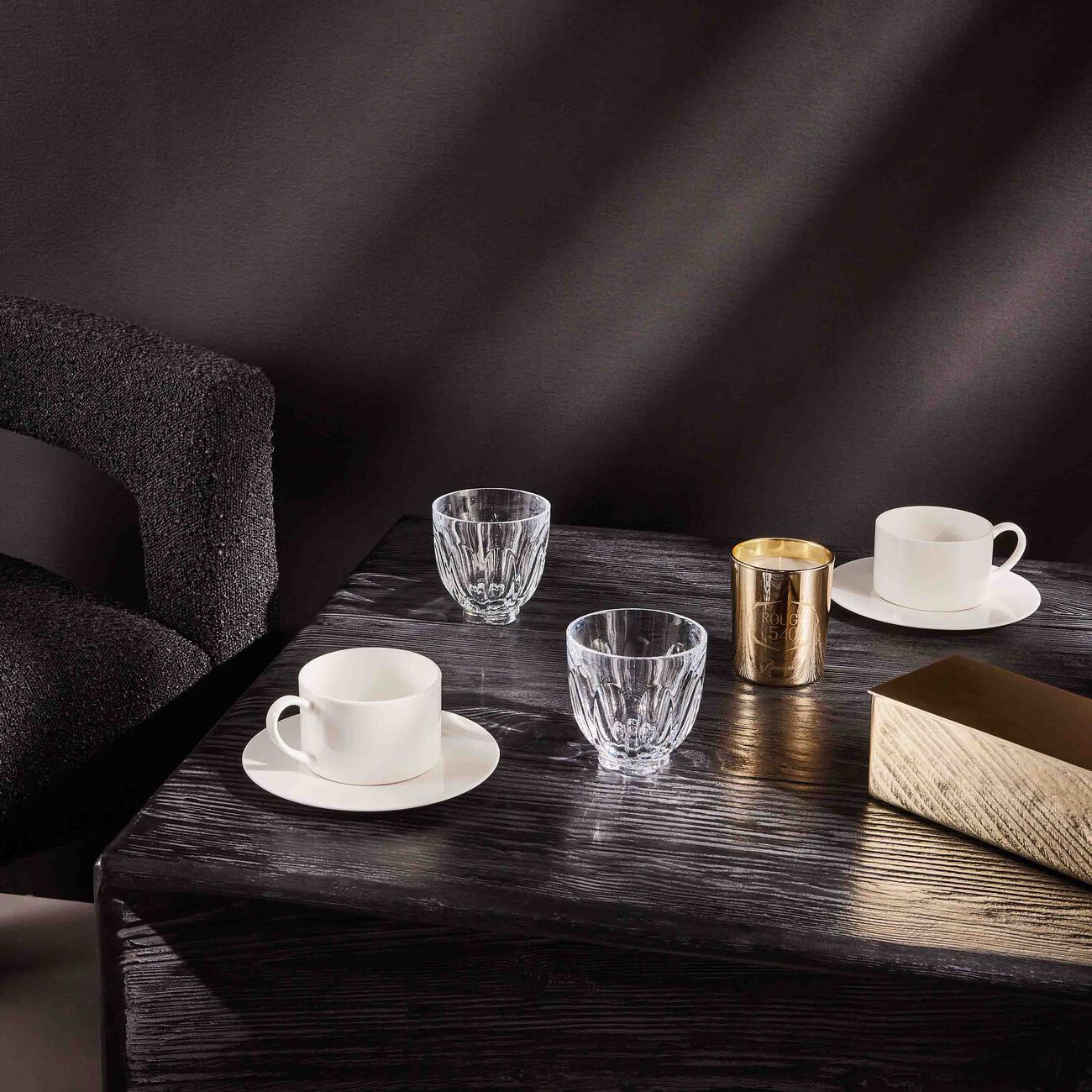baccarat harcourt faunacrystopolis drinking glass clear set of 2