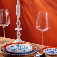 pinto paris lagon dessert plate round blue 21cm