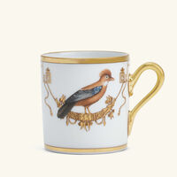 Volière Geai Coffee Cup Gold ginori 1735 voli re geai coffee cup gold