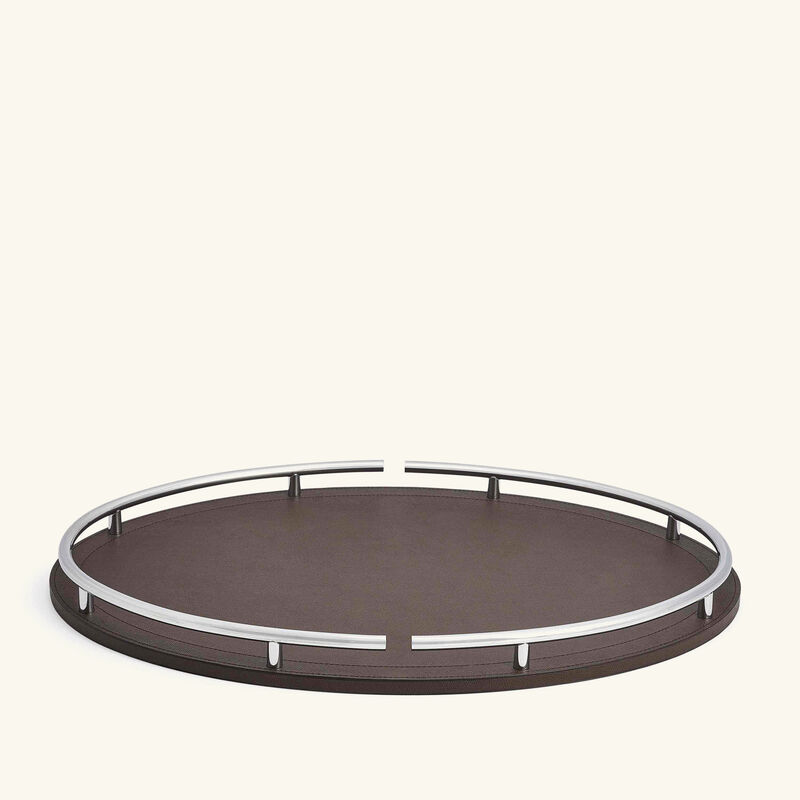 giobagnara circus tray oval large brown