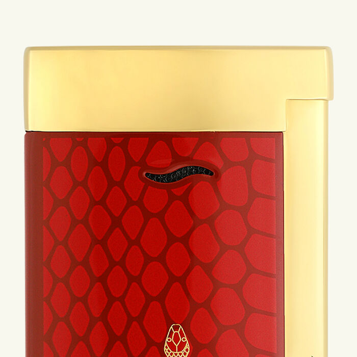 Slim 7 Snake Lighter Red st dupont slim 7 snake lighter red