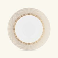 bernardaud sol rim soup plate round white 23cm