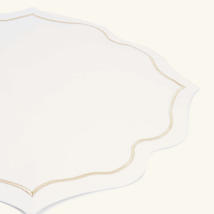 catherine denoual arabesque placemat gold set of 6