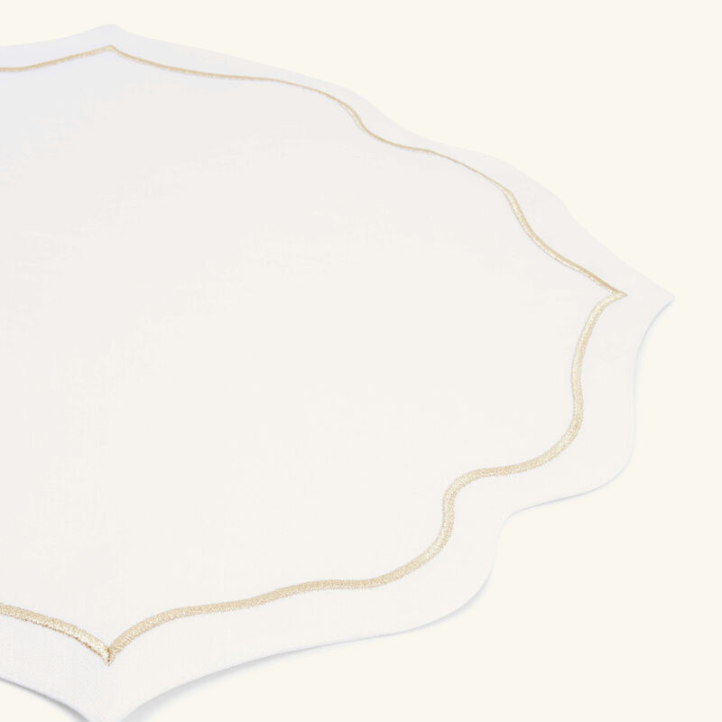 catherine denoual arabesque placemat gold set of 6