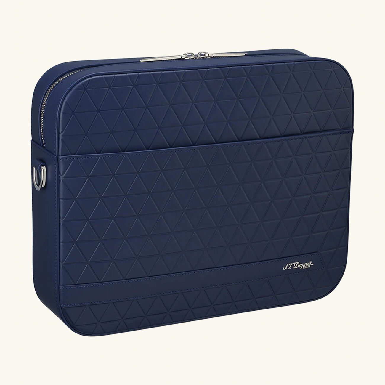 st dupont firehead messenger bag blue