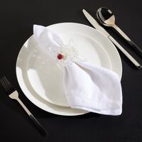 kim seybert zenith napkin ring set of 4