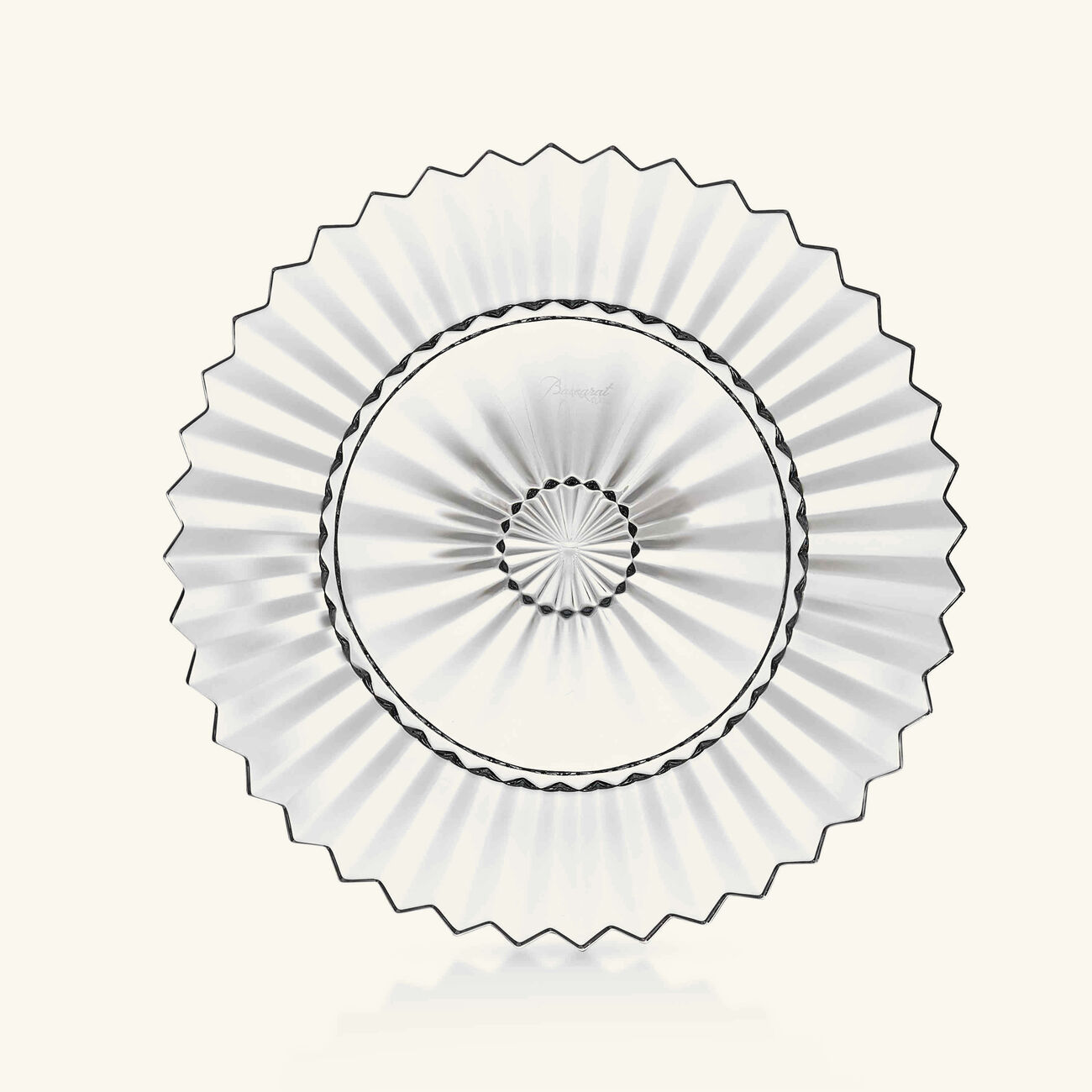 baccarat mille nuits salad plate round clear 21cm