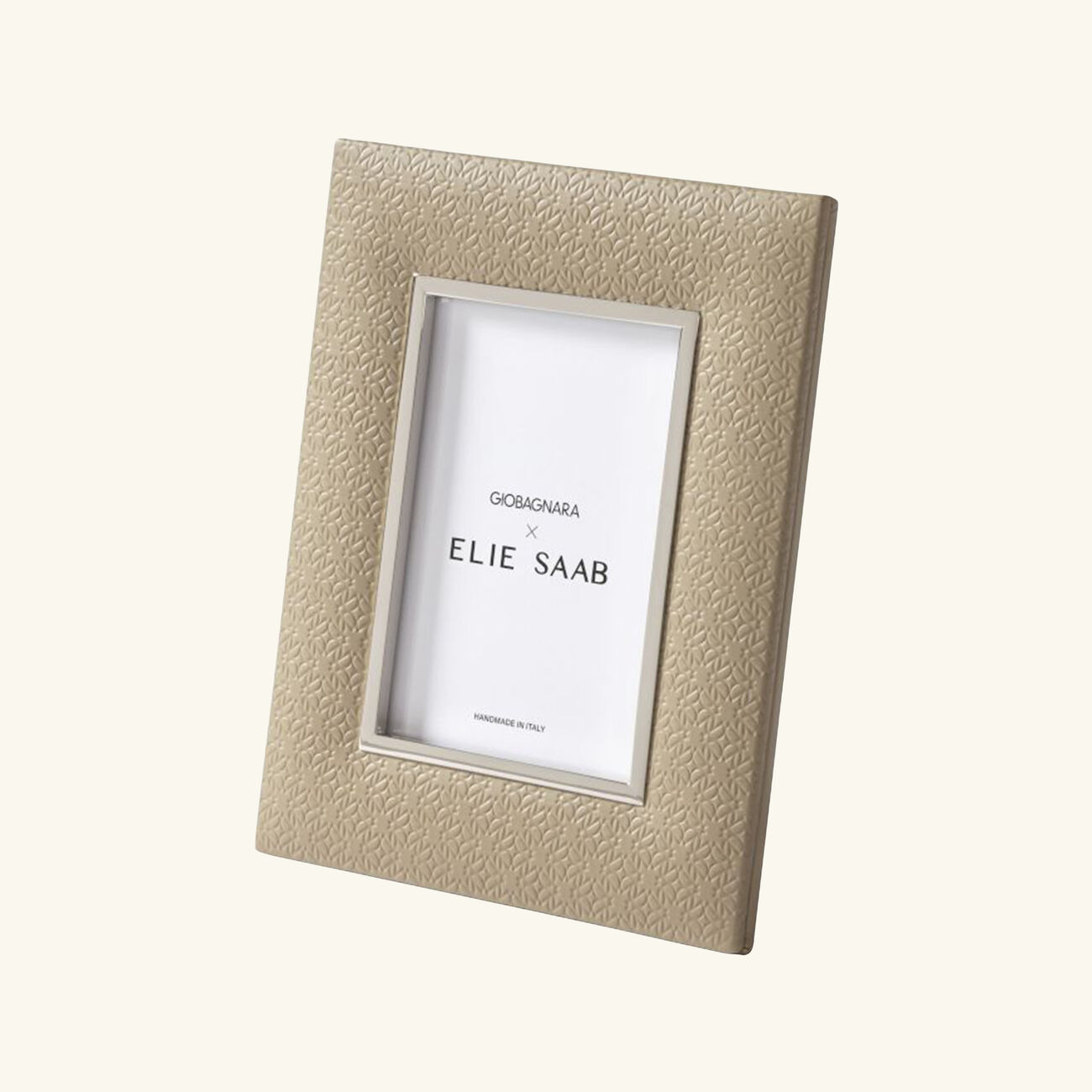 giobagnara elie saab monogram frame torrone beige 24x19cm
