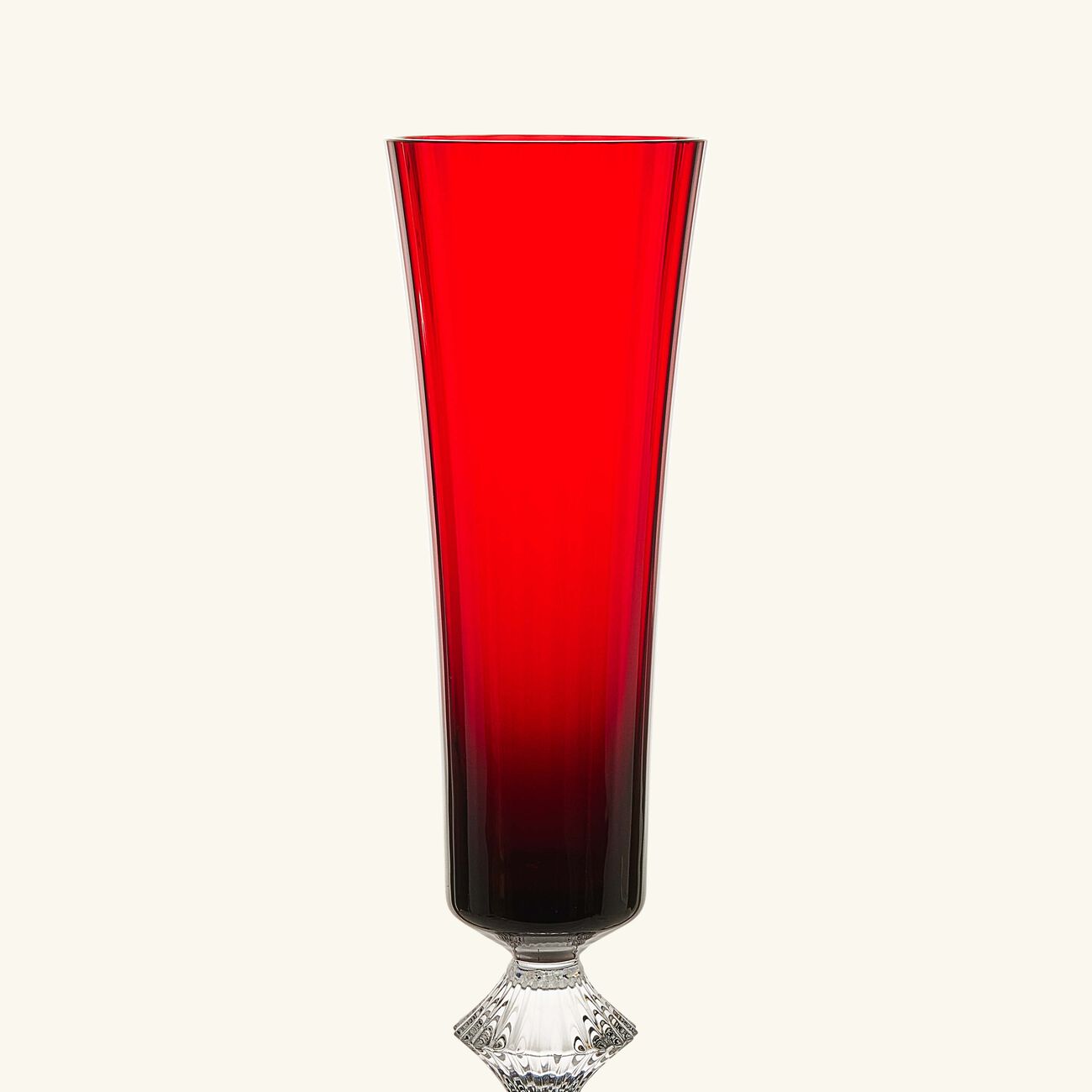 baccarat mille nuits flutissimo champagne glass red set of 2