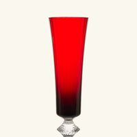 baccarat mille nuits flutissimo champagne glass red set of 2