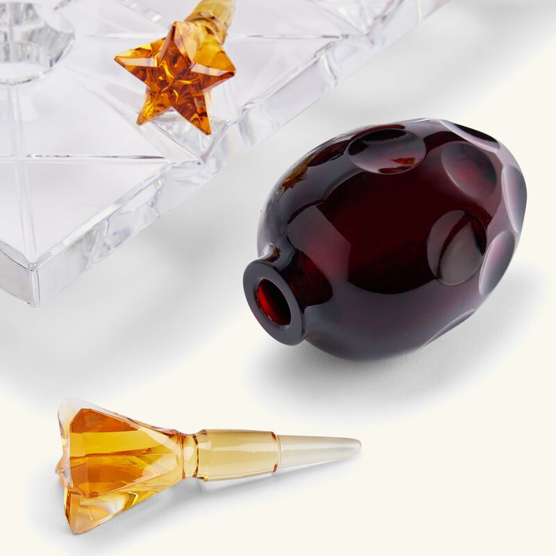 طقم من زجاجات العطور مع صينية large