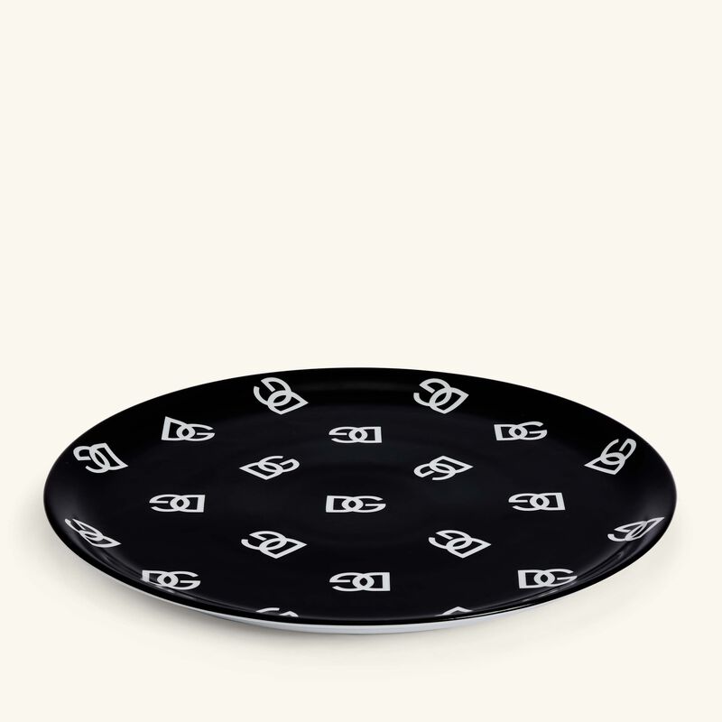 dolce gabbana casa dg logo pizza plate round 32cm