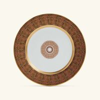 bernardaud eventail dinner plate round gold 26cm