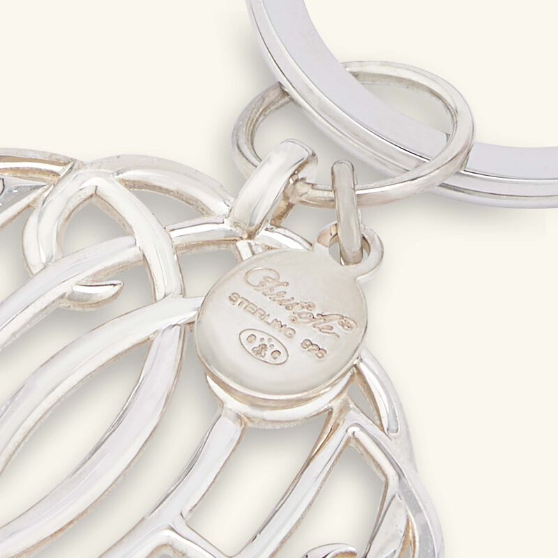 Mavelot HO Key Chain Sterling Silver christofle mavelot ho key chain sterling silver