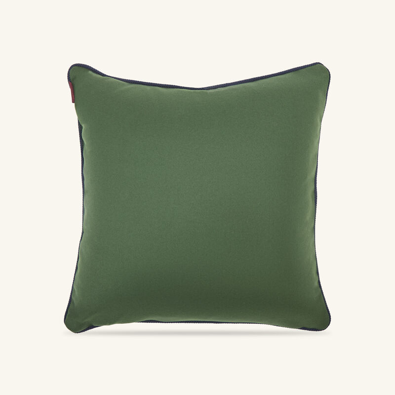 etro sponge embroided cushion green