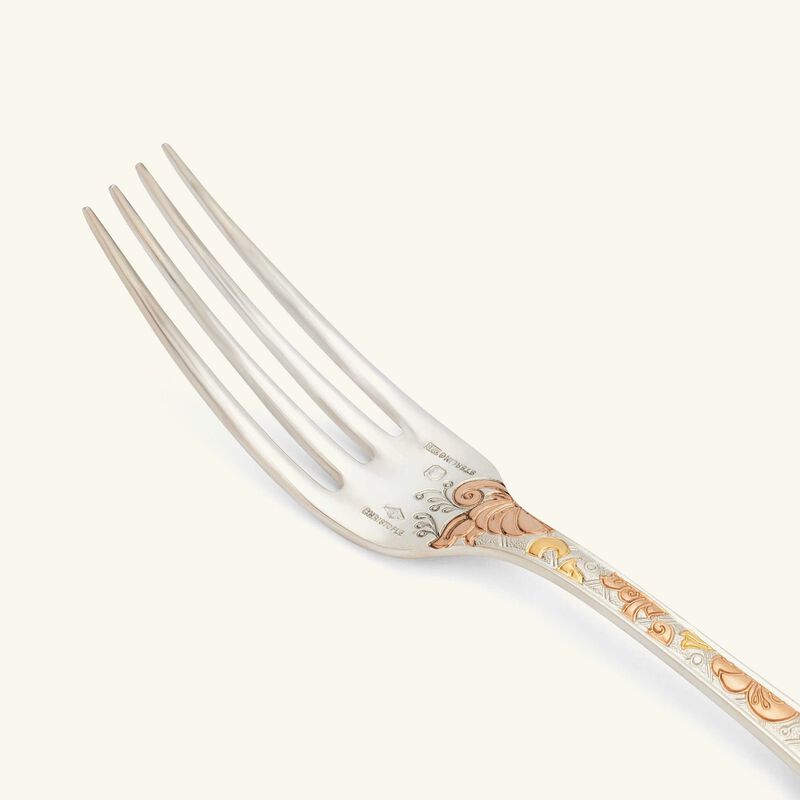 christofle jardin d eden fork gold