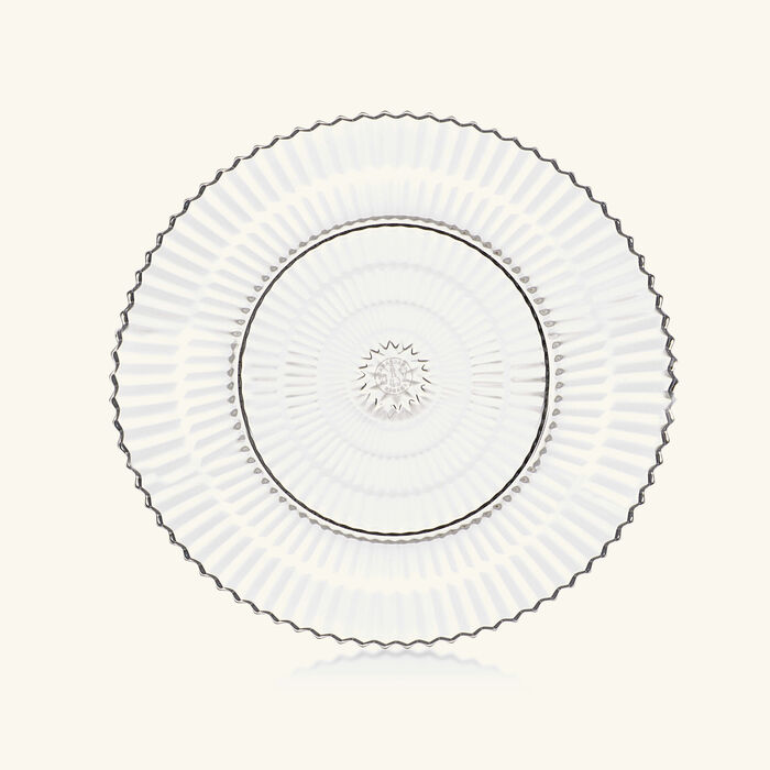 baccarat mille nuits plate round clear 12cm