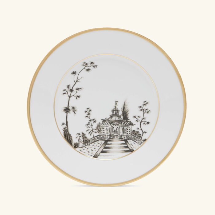 pinto paris vieux kyoto dessert plate round white 21cm